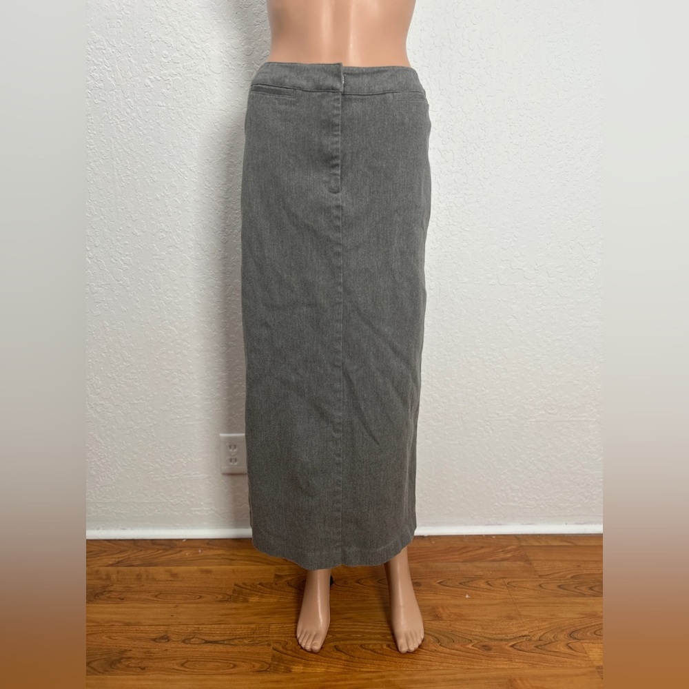 Ralph Lauren Gray Denim Pencil Skirt size 4